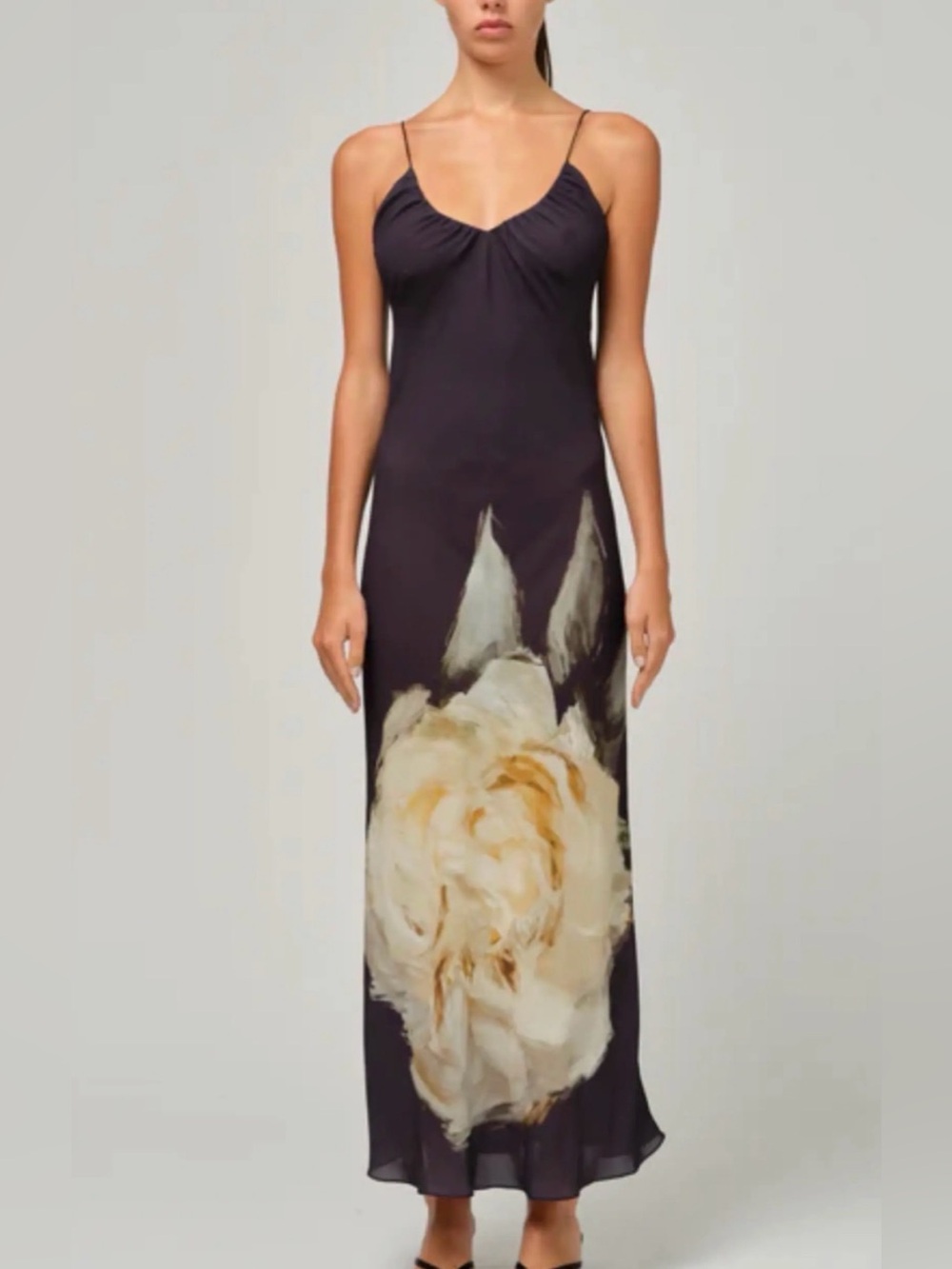 Naya Rea Odette Large Rose Printed Dress size small